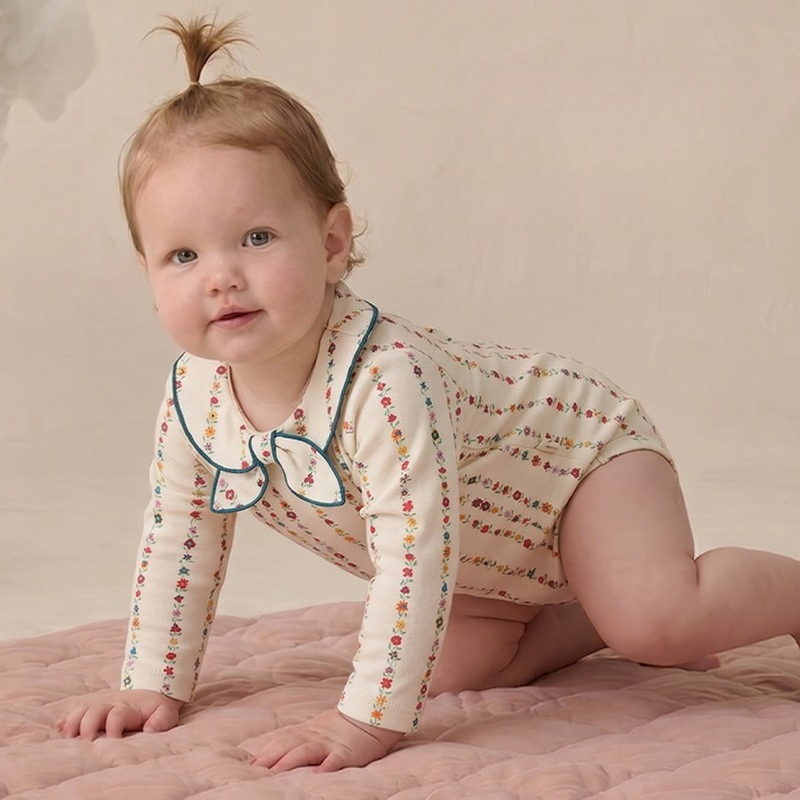 0-24M Kombinezon dla dziewczyn – Newborn Baby Girl Romper Floral recenzja i cena