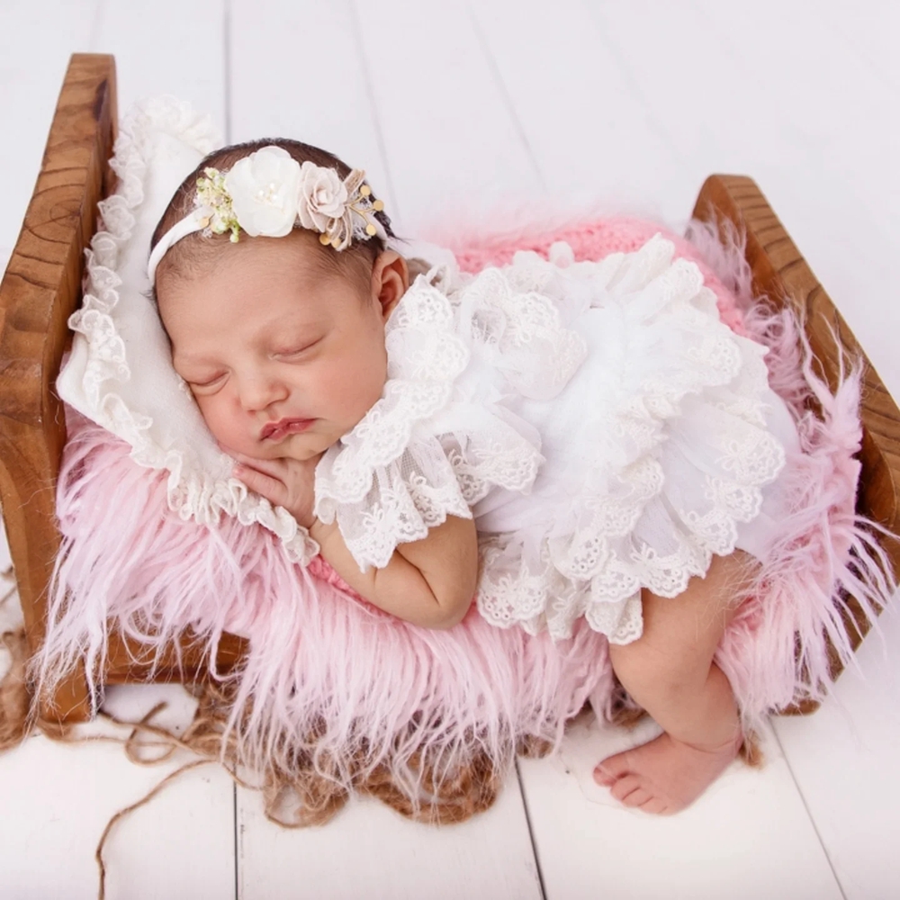 Rekwizyty do sesji noworodkowe – Newborn Baby Girl Romper Floral recenzja i cena