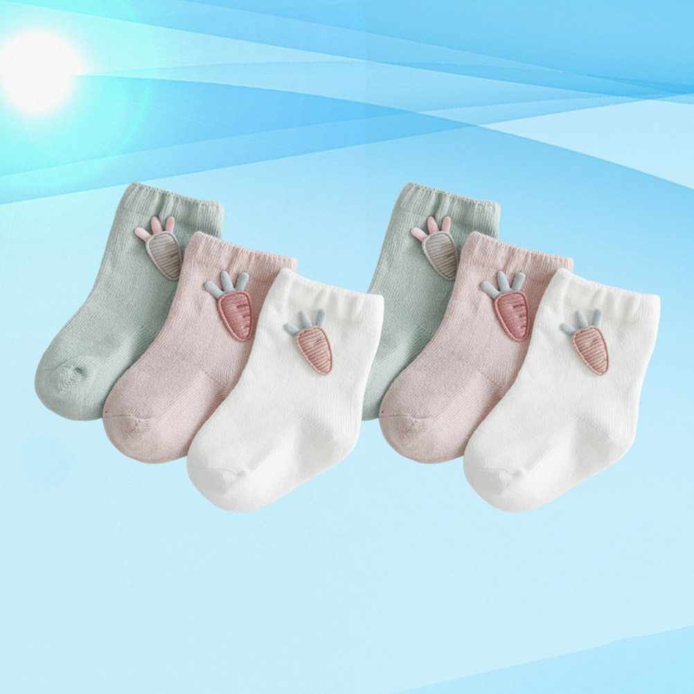3 pary dziecięcych skarpetek,  – Unisex Baby Socks Non Slip recenzja i cena