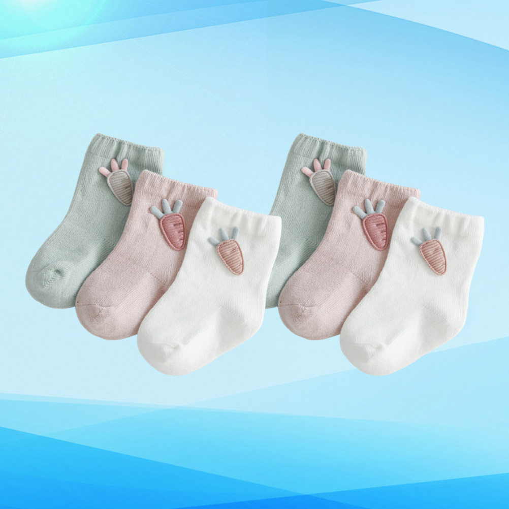 3 pary dziecięcych skarpetek,  – Unisex Baby Socks Non Slip recenzja i cena