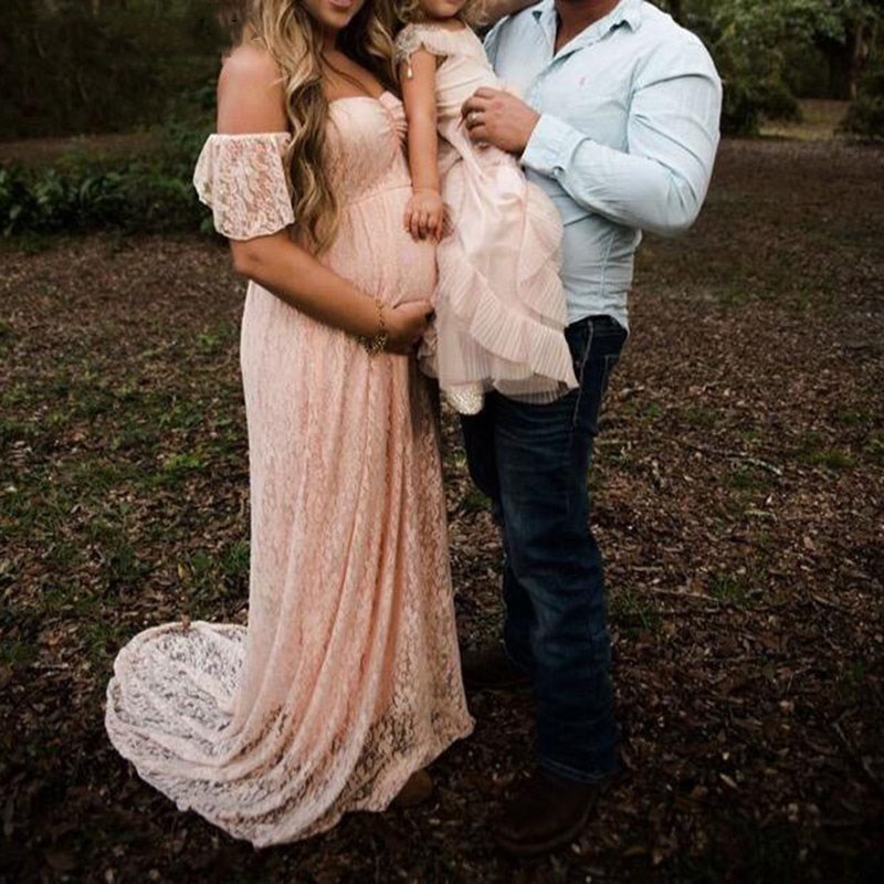 Kobiety w ciąży Off ramię ręka – Maternity Wear recenzja i cena