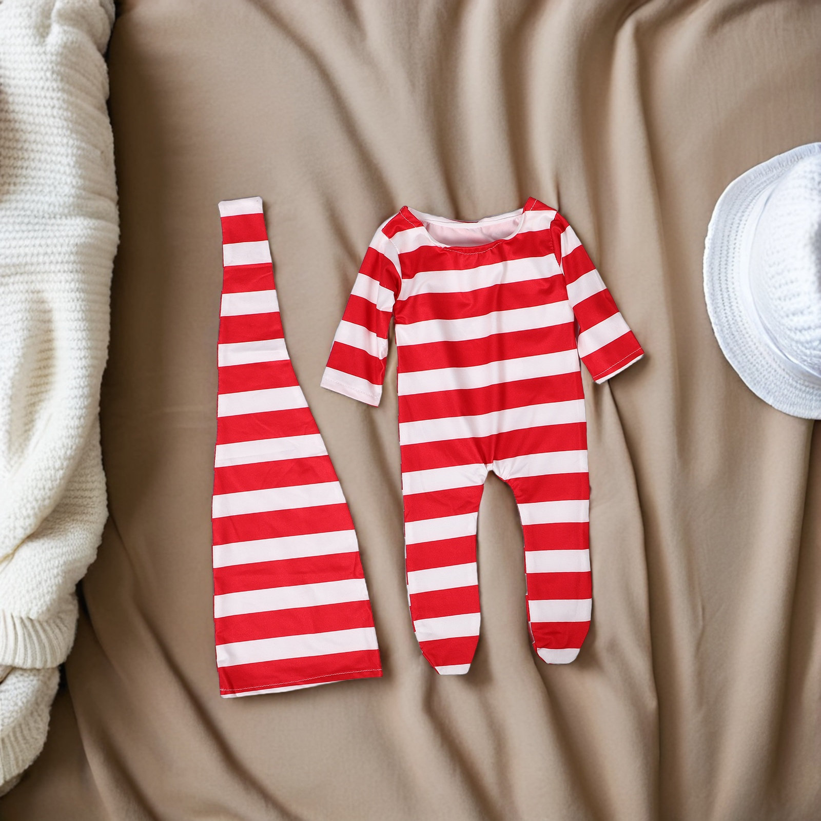 Zestaw kostiumów do sesji zdję – Newborn Baby Girl Romper Floral recenzja i cena