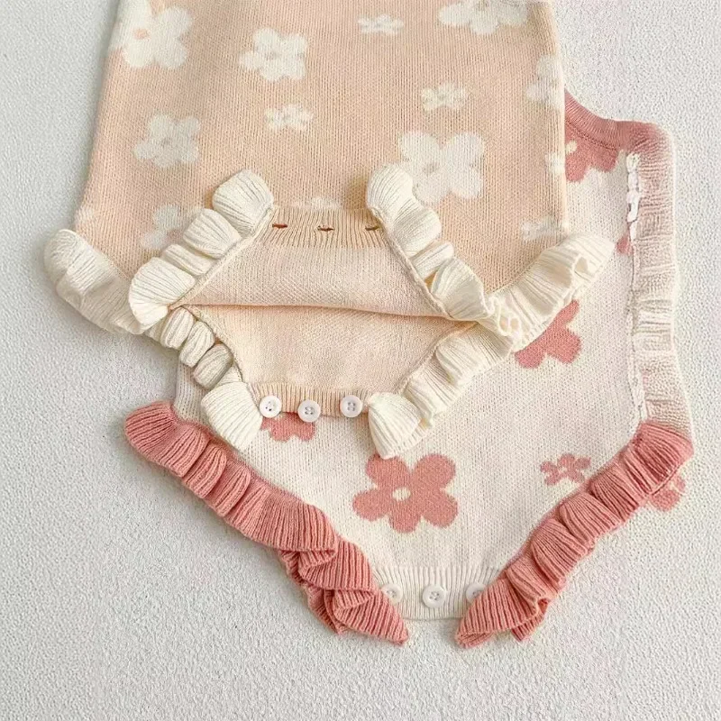 Jesienne nowonarodzone dziewcz – Newborn Baby Girl Romper Floral recenzja i cena